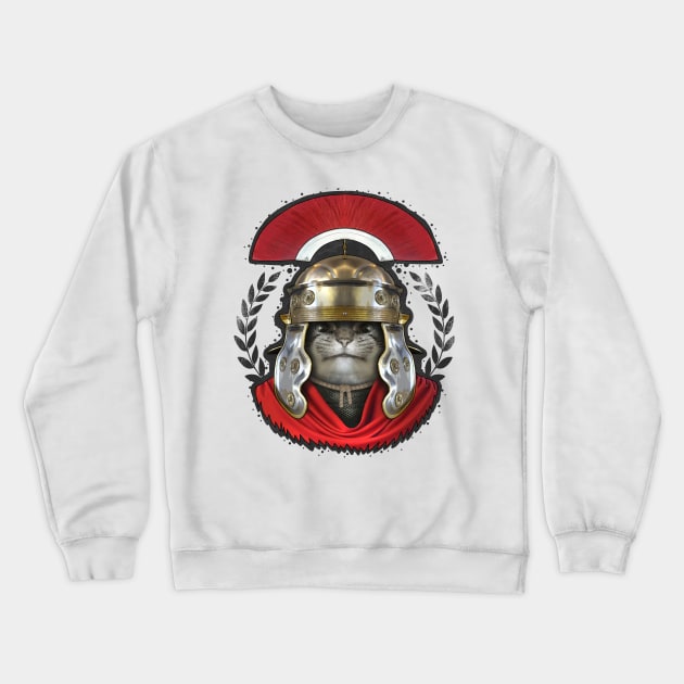 cat legionnaire Crewneck Sweatshirt by YMFargon